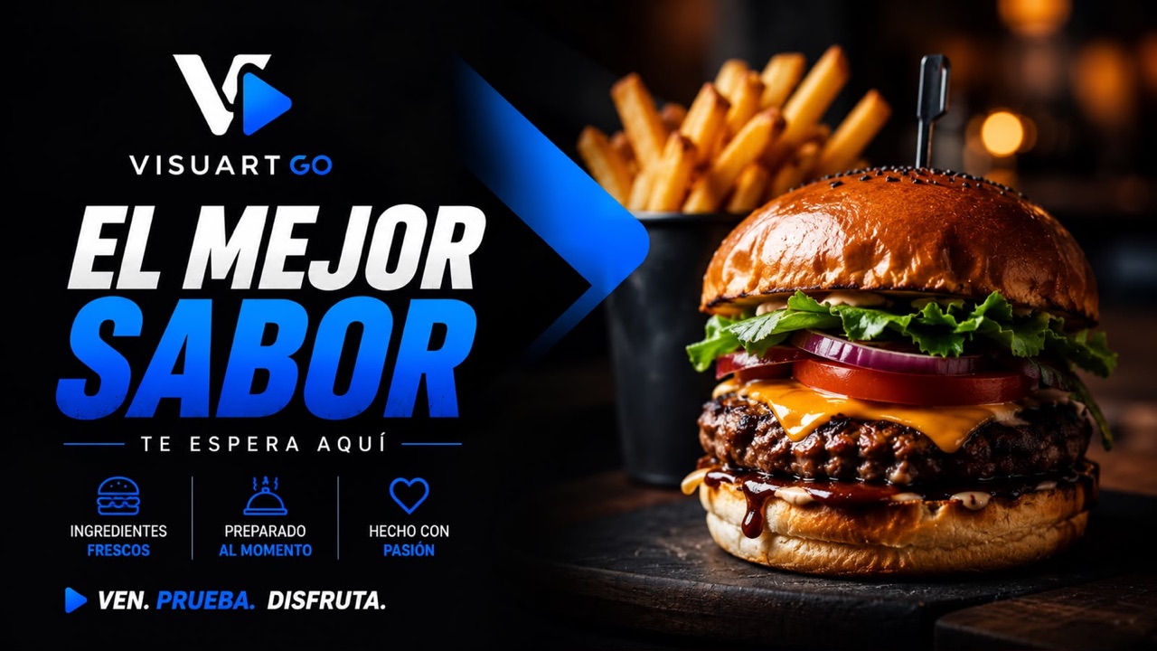 Anuncio de restaurante: el mejor sabor