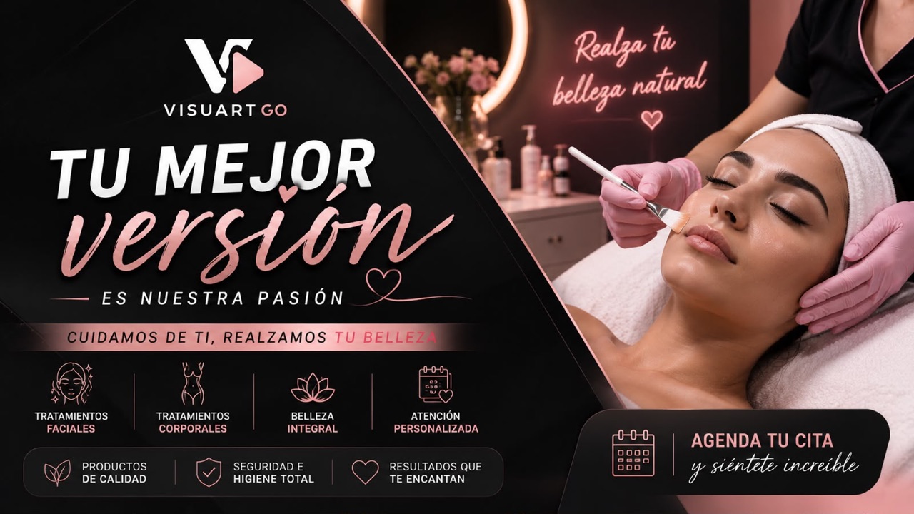 Anuncio de estética y spa: tu mejor versión